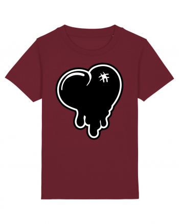 Black heart Burgundy