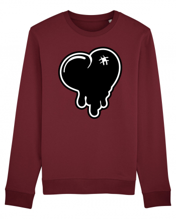 Black heart Burgundy