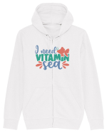 Vitamin Sea Hanorac cu fermoar Unisex Connector
