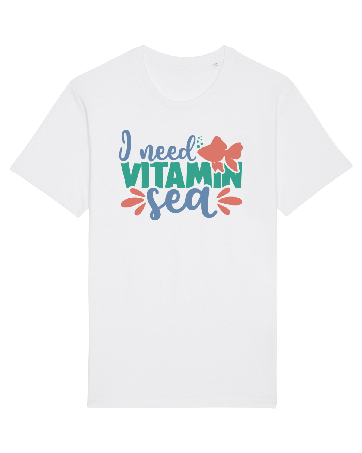 Tricou mânecă scurtă Unisex Rocker White