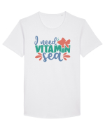 Vitamin Sea Tricou mânecă scurtă guler larg Bărbat Skater