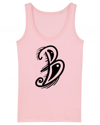 B letter Cotton Pink