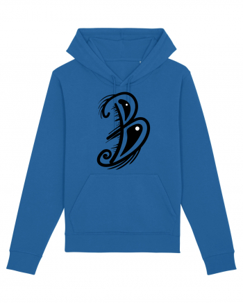 B letter Royal Blue