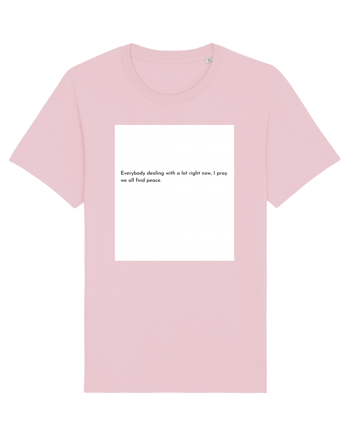 Tricou mânecă scurtă Unisex Rocker Cotton Pink