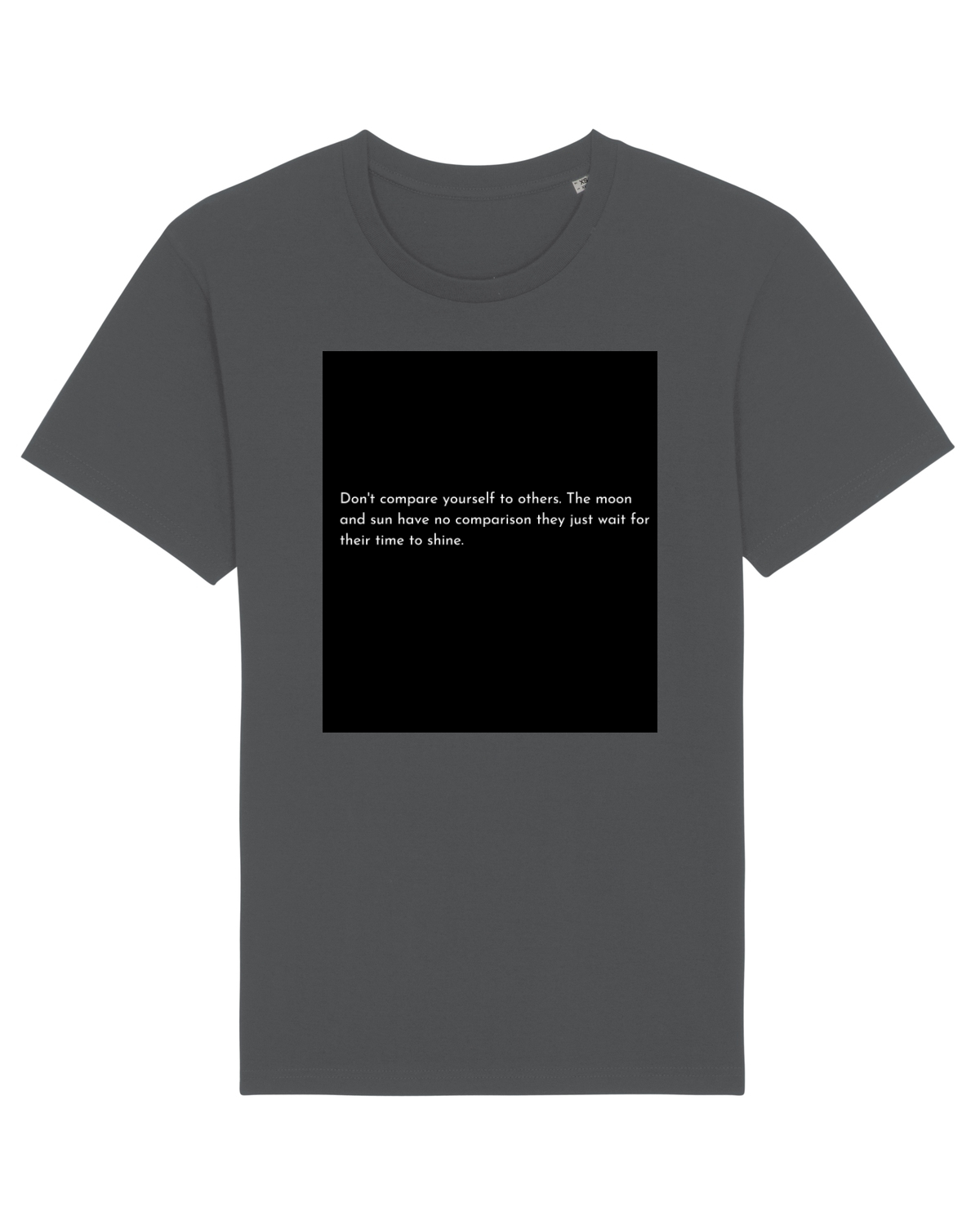 Tricou mânecă scurtă Unisex Rocker Anthracite
