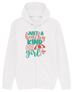 Just a beachy kind of girl Hanorac cu fermoar Unisex Connector