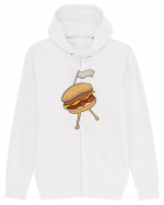 Dancing burger Hanorac cu fermoar Unisex Connector