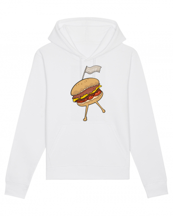 Dancing burger White