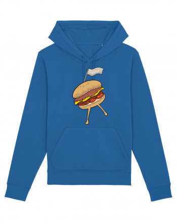 Dancing burger Royal Blue