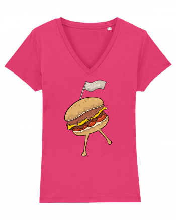 Dancing burger Raspberry