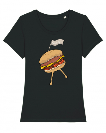 Dancing burger Black