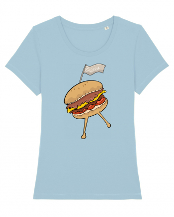 Dancing burger Sky Blue