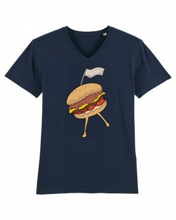 Dancing burger French Navy