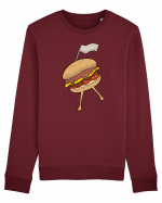 Dancing burger Bluză mânecă lungă Unisex Rise