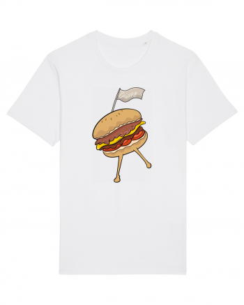 Dancing burger White