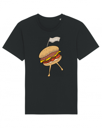 Dancing burger Black