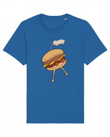 Dancing burger Royal Blue