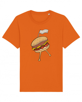 Dancing burger Bright Orange