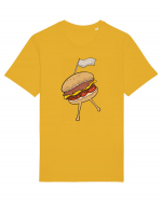 Dancing burger Tricou mânecă scurtă Unisex Rocker