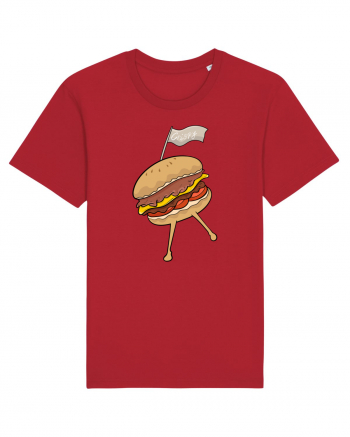 Dancing burger Red