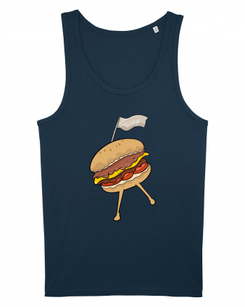 Dancing burger Navy