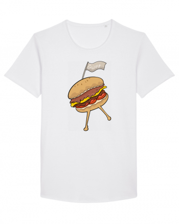 Dancing burger White