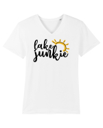 Lake Junkie Tricou mânecă scurtă guler V Bărbat Presenter