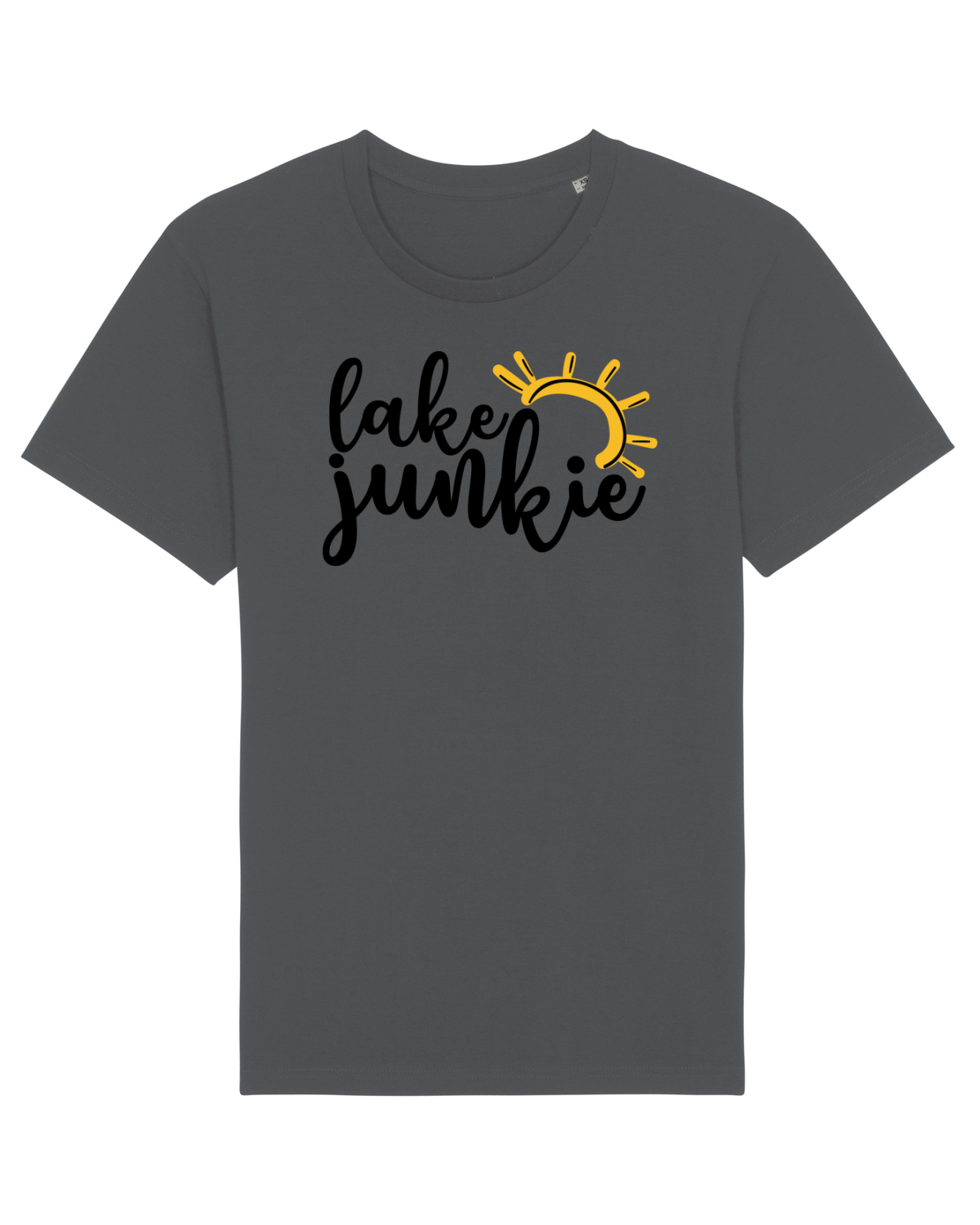 Tricou mânecă scurtă Unisex Rocker Anthracite