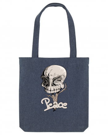 Peace skull head Midnight Blue