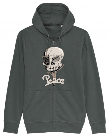 Peace skull head Anthracite