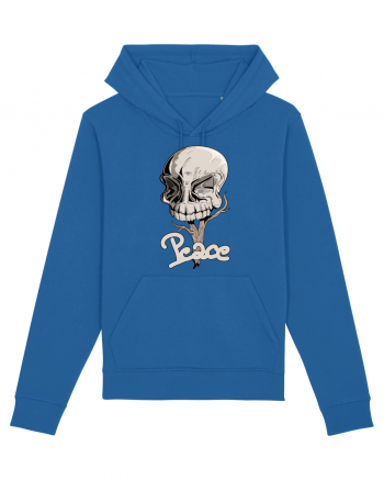 Peace skull head Royal Blue