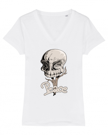 Peace skull head White