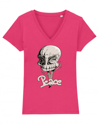 Peace skull head Raspberry