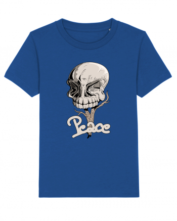 Peace skull head Majorelle Blue