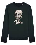 Peace skull head Bluză mânecă lungă Unisex Rise