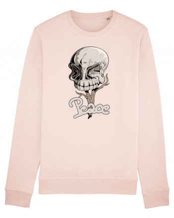 Peace skull head Candy Pink