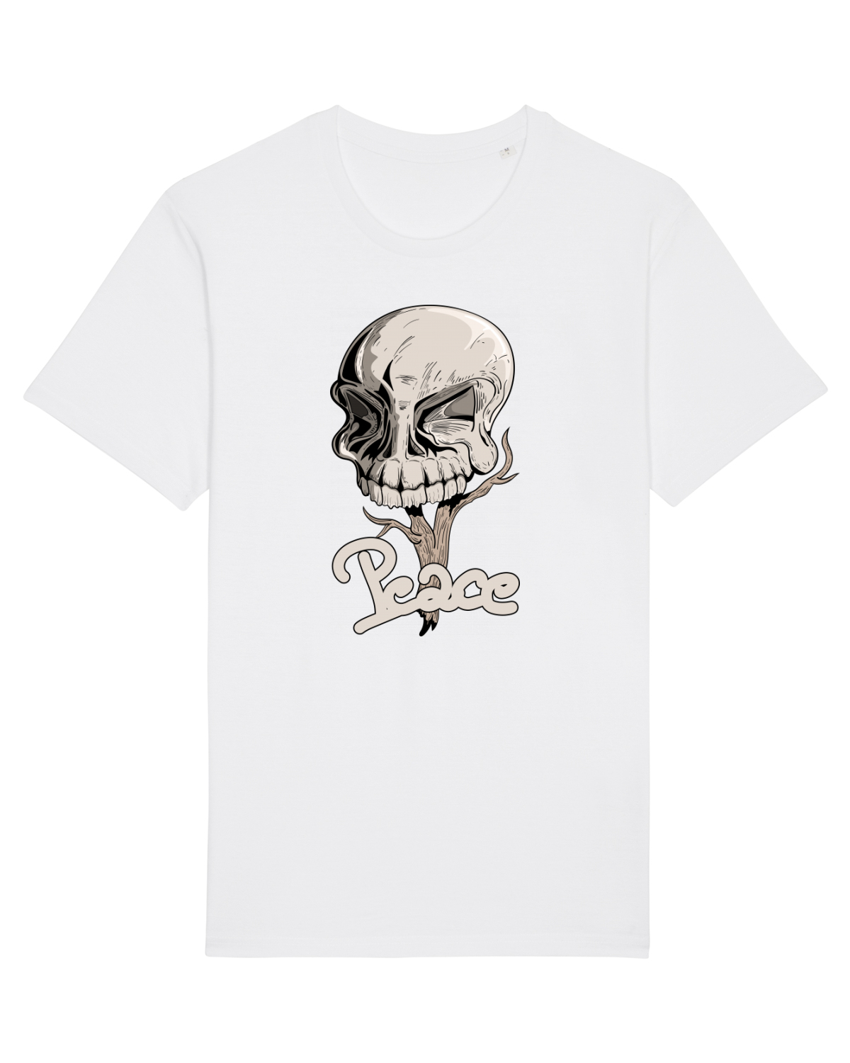 Tricou mânecă scurtă Unisex Rocker White