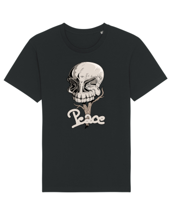 Peace skull head Black