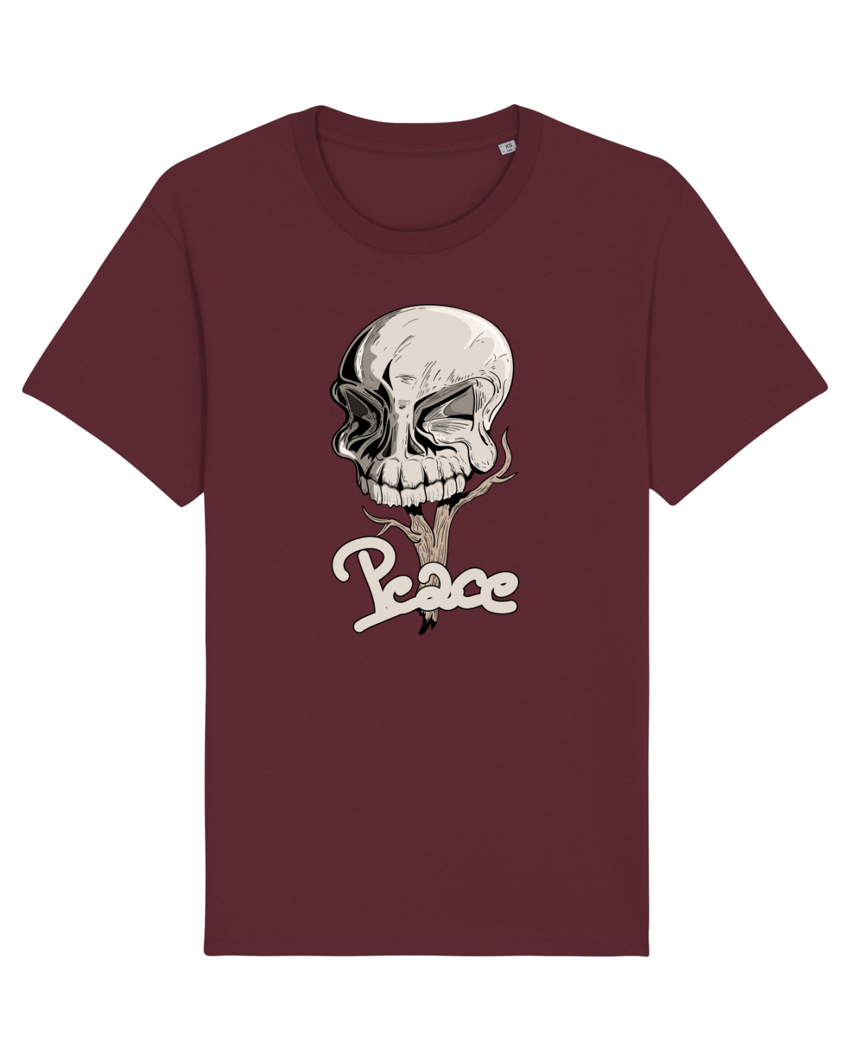 Tricou mânecă scurtă Unisex Rocker Burgundy