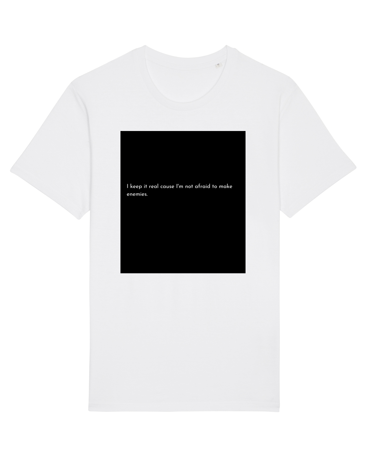 Tricou mânecă scurtă Unisex Rocker White