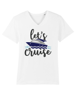 Let's Cruise Tricou mânecă scurtă guler V Bărbat Presenter