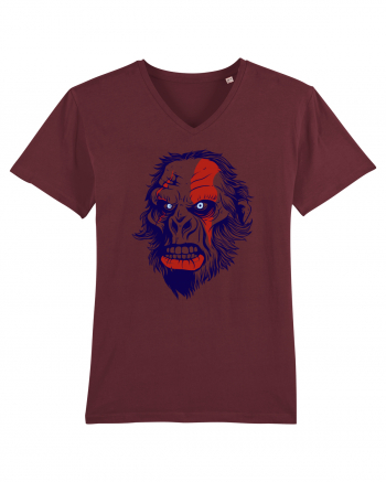 Ape Angry Face Burgundy