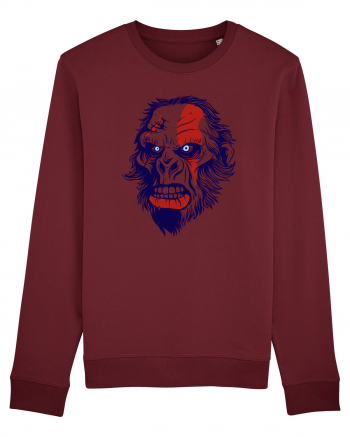 Ape Angry Face Burgundy