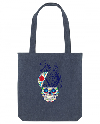 Mexican Skull Midnight Blue