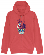 Mexican Skull Hanorac cu fermoar Unisex Connector