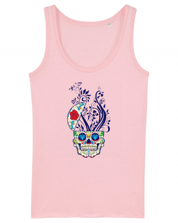 Mexican Skull Cotton Pink