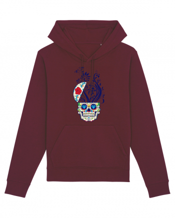 Mexican Skull Burgundy