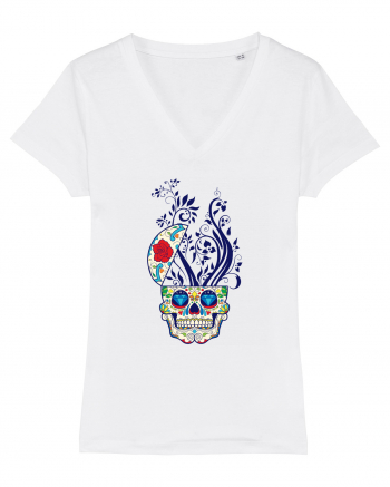 Mexican Skull White