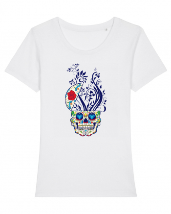 Mexican Skull White