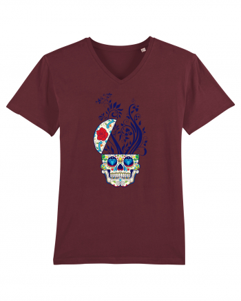 Mexican Skull Burgundy